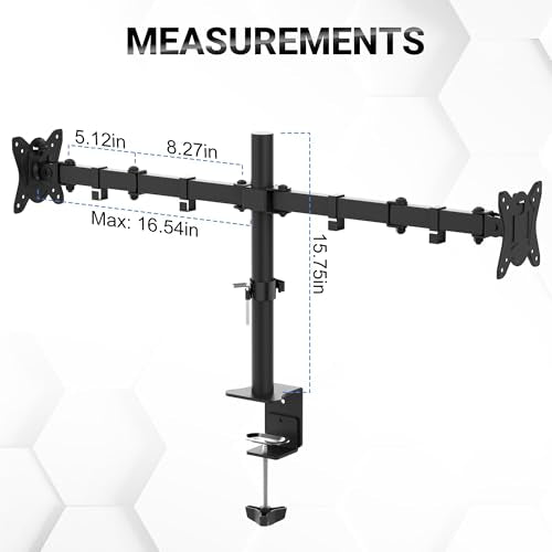 GRIFEMA Monitor Mount for 13-32 in, Dual Monitor Arm, Up to 19.8 Lbs Each - size: Dual Mount