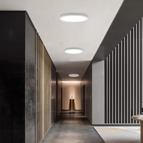 ETL Certified 5 inch Flush Mount Ceiling Light Dimmable 5000K Round Flat Ceiling Light Fixture Ultra Thin 0.63'' Thick Ceiling Lights for Bathroom,Kitchen,Hallway,Basement,Closet 10 Pack White - color: 10 Pack White, size: 5 inch
