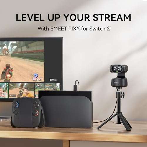 EMEET PIXY Dual-Camera AI-Powered PTZ Camera 4K, AI Tracking - style: PIXY Dual-Camera AI PTZ 4K