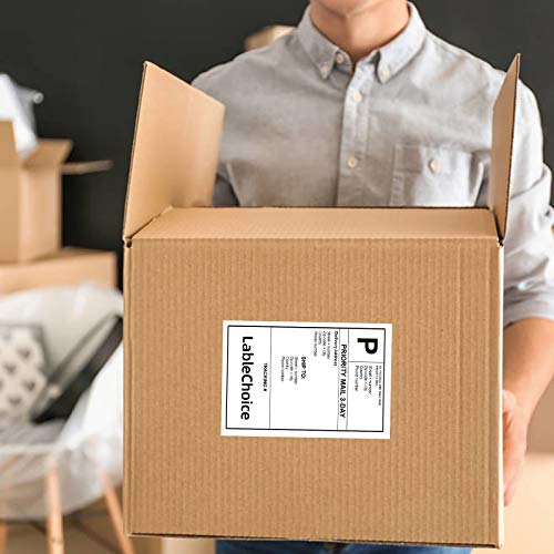 2000 Labels 4 x 6 3-Proof Commercial Grade Fanfold Direct Thermal Labels Compatible with Zebra, Rollo, Munbyn, 4 Stacks White Perforated Permanent Strong Adhesive Mailing Shipping Labels - color: Fanfold 4"x6"-2000 Labels