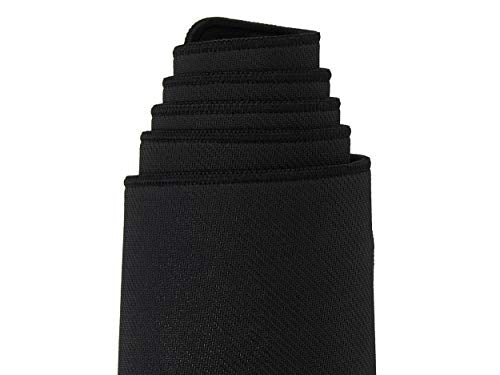 Giga Size Gaming Mouse Pad - Anti Slip Rubber Base - Stitched Edges - Large Desk Mat - 60" x 30" x 0.16" (Giga, All Black/No Logo) - color: All Black, size: 60" x 30"