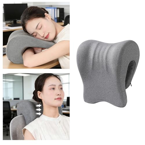 Headrest Cushion Attachment for Desk Computer Offices Chair Memory Foam Ergonomic Neck Pillow for Napping Sleep Neck Pillow