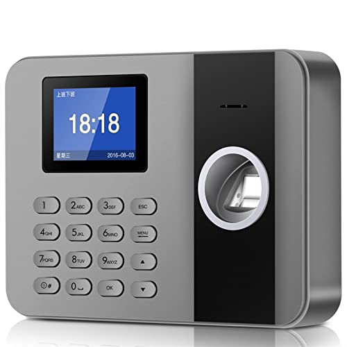 3761C Time Attendance Machine WiFi Employee Fingerprint Card Clocks for Employees Small Business
