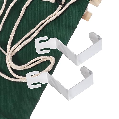 PATIKIL Foot Hammock Under Desk, Adjustable Foot Rest Sling with Hooks Portable Desk Footrest for Airplane Travel Home Office, Dark Green Style 1 - color: Dark Green