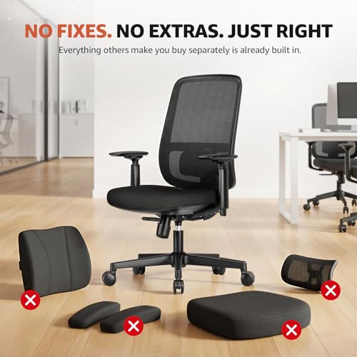 ErgoSift M1 Ergonomic Office Chair with 3.1-Inch Adjustable Seat Depth