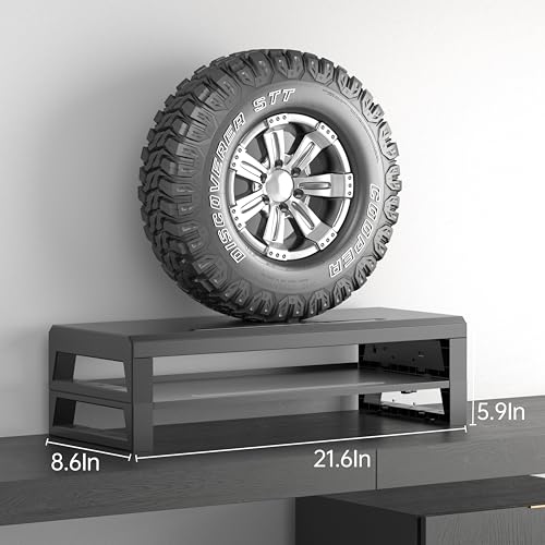 Computer monitor stand (USB Hub Fast Charging Version, Two-layer 550mm) - color: USB Hub Fast Charging Version, size: Two-layer 550mm