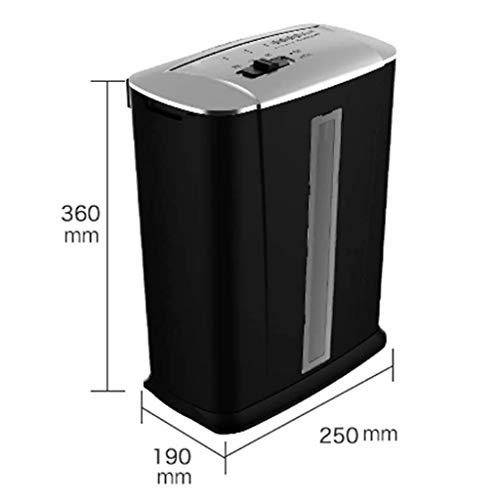 Commercial Business Machine Small Portable Silent Cross-Cut Paper and Credit Card, CD Home Office Shredder
