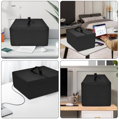 Printer Cover for Brother Work Smart MFC-J1360DW Printer(Black) | Cover for Brother MFC-J1360DW/MFC-J1010DW Printer, Heavy Duty Waterproof Dustproof Anti-static Printer Protective Cover Case - color: Black