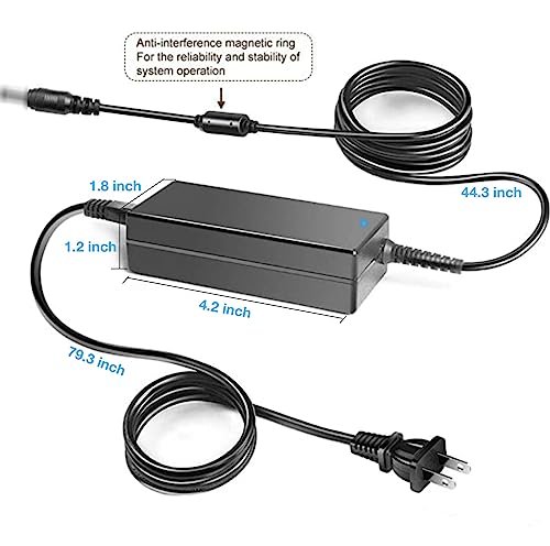 24V AC Adapter Compatible with Xerox D70n XD70n-U N60w XN60W-U DocuMate 6440 XDM6440-U 6460 XDM6460-U 6480 XDM6480-U Sheetfed Duplex Document Scanner Honor ADS-65LSI-24-3 24048E Power Supply