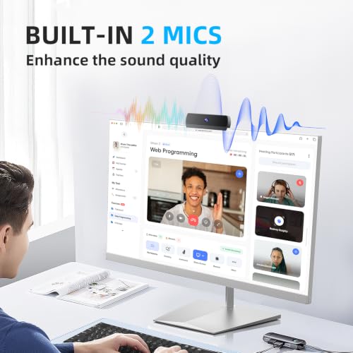 1080P HD Webcam with Microphone, Streaming Computer Camera for Laptop PC - style: 1080P webcam