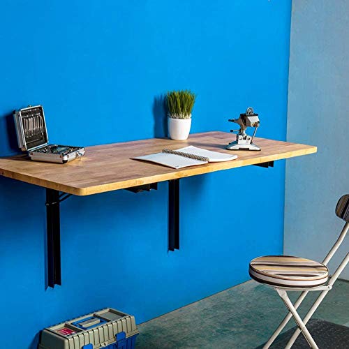 WALMANN 24" Folding Shelf Brackets, Heavy Duty Collapsible Brackets for Shelves Wall Mounted Hinges Space Saving Folding Bracket for Table Bench - size: 24 Inch