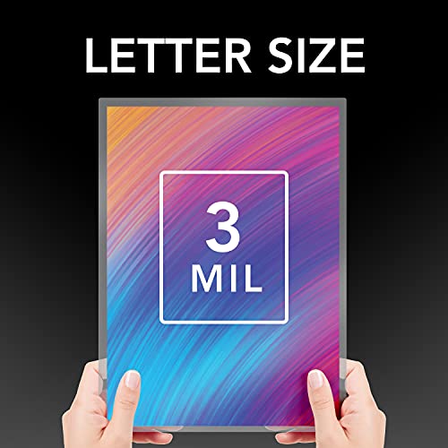 GBC Laminating Sheets, Thermal Laminating Pouches, Letter Size, 3 Mil, EZUse, 100 Pack (3745003) - style: EZUse
