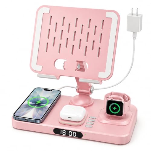 Wireless Charging Station for Apple Devices, Only for Apple Watch Charging - color: Blush