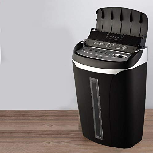 Shredder Cross Cut Office Heavy Duty,Electric Pulverizer -Large Capacity Silent Fully Automatic ,Cross-Cut Paper and Credit Card Home