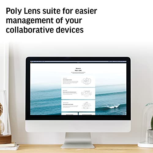 Poly - Studio X70 Video Bar for Large Conference Rooms Poly (Plantronics + Polycom) - Premium 4K Audio & Video Conferencing Solution - Camera, Speakers, & Microphones - Works w/Teams, Zoom (Certified)
