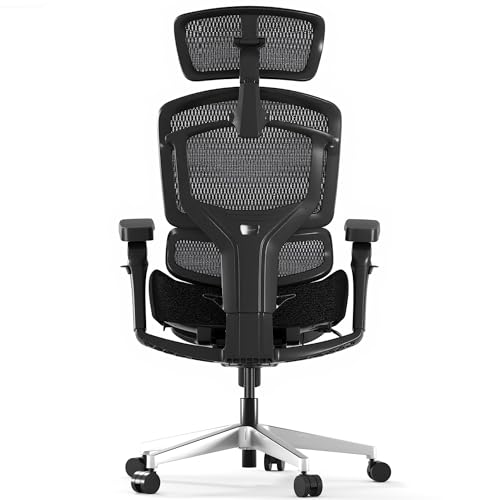 FLEXISPOT ErgoX-PRO Ergonomic Office Chair Black – Cloudtech Cushion, 5D Lumbar, 7D Armrests, 4D Headrest, 551LBS Capacity – Office, Gaming, Home - color: Cloudtech Black, size: Overall Depth 29"