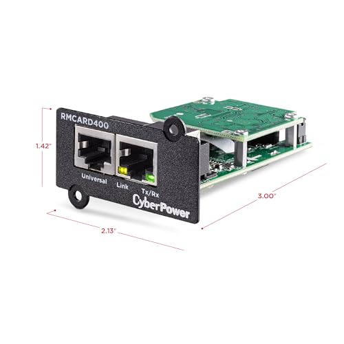 CyberPower RMCARD400 UPS Gigabit UPS & ATS PDU Remote Management Card - size: RMCARD400