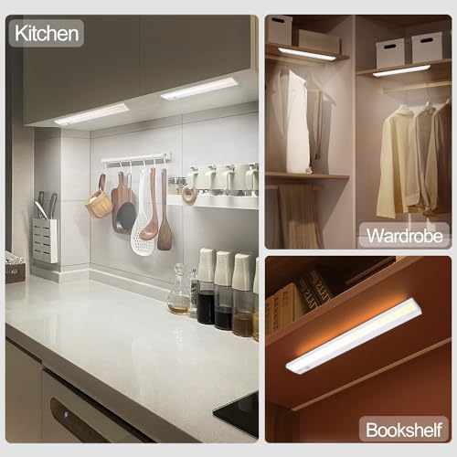 Ansen 2Packs of Under Cabinet Lighting Hardwired, 36in 22W 1426LM Dimmable Led Light for Kitchen/Closet, CRI 92+, R9 90+, 5 Color Temperature, 2700K-5000K(Warm White, Cool White, Daylight) - size: 36 inch
