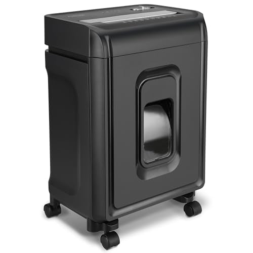 Aurora AU1270XA Professional Grade 12-Sheet Security P-4 Cross-Cut Paper and Credit Card/ 20 Minutes Continuous Run Time Shredder - style: 12-Sheet CrossCut Black