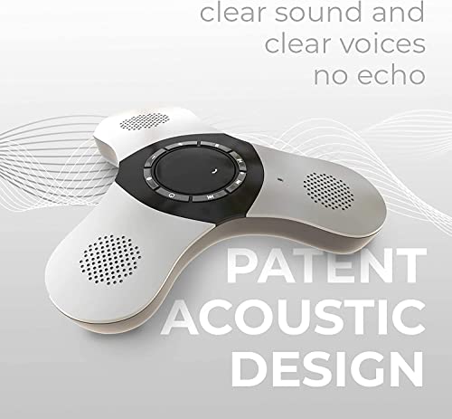 Conference Speaker and Microphone, 360° Voice Pickup, Noise Reduction - size: 2 Pack