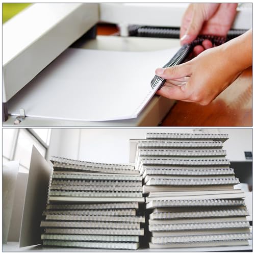 PATIKIL 12mm(1/2") Plastic Spiral Binding Coils, 30 Pcs Binding Spirals 85 Sheet Capacity Binding Spirals for Binding Paper Sheets, Light Pink - color: Light Pink, size: 12mm(1/2")