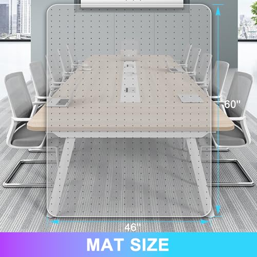 Vicwe Office Chair Mat for Carpet, 46'' x 60'' Heavy Duty Desk Chair Mat - size: 46"x60"