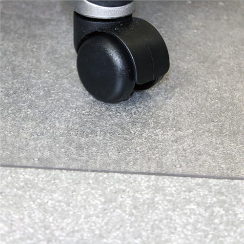 Marvelux Enhanced Polymer Eco-Friendly Office Chair Mat for Low and Standard Pile Carpeted Floors 30" x 48" | Rectangular Carpet Protector, Transparent | Shipped Flat | Multiple Sizes - size: 30" x 48"