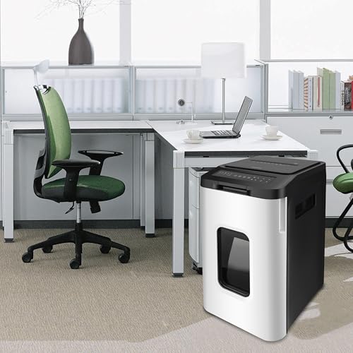 Aurora Commercial Grade 400-Sheet Autofeed High Security Micro Cut Paper and CD/Credit Card Shredder/ 240 Minutes Continuous Run Time Heavy Duty Shredder for Office/Security Level P-5 - size: 400-Sheet AutoFeed Micro Cut