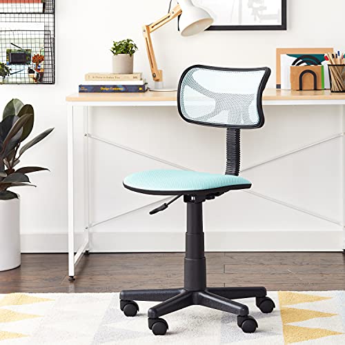 Urban Lifestyle Swivel Mesh Desk Chair, Blue 20.86D x 22W x 33.46H in - color: Blue