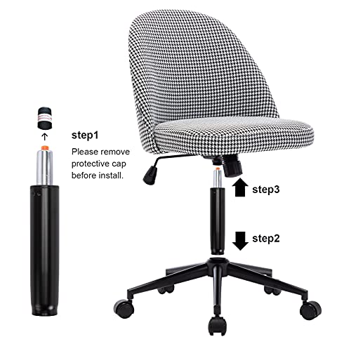DUHOME Gas Lift Cylinder, Office Chair Cylinder Replacement Heavy Duty Gas Lift Hydraulic Pneumatic Piston Universal Size Fits Most Office Chairs, Black, 11-15.75"