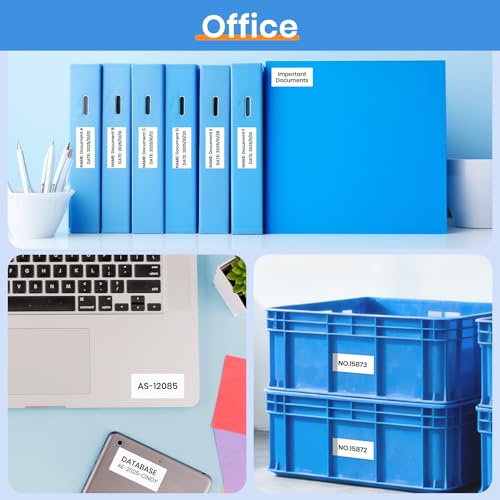 12 Pack Compatible with Brother DK-1209 White Address Labels, 1.1x2.4 - size: 2.4" X 1.1”