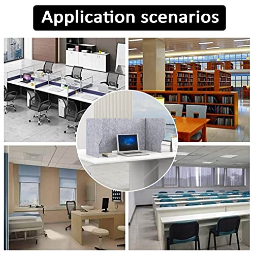 Desk Privacy Panel, Freestanding Desktop for Student Desks, Office Partition W 24” 31” 39”× H 20” - size: 80cm/31in