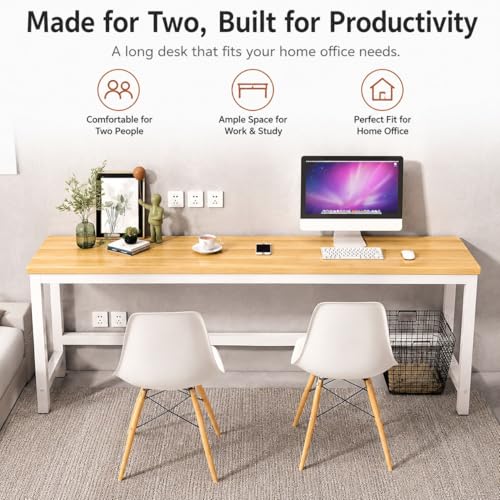 LAKIQ Rectangular Home Office Computer Desk, Manufactured Wood Top Narrow Writing Desk, Small Narrow Computer Table Workstation with Crossbeam, Without Chairs (Black-Black, 39.4" L x 11.8" W x 29" H) - color: Black-black, size: 39.4"L x 11.8"W x 29"H