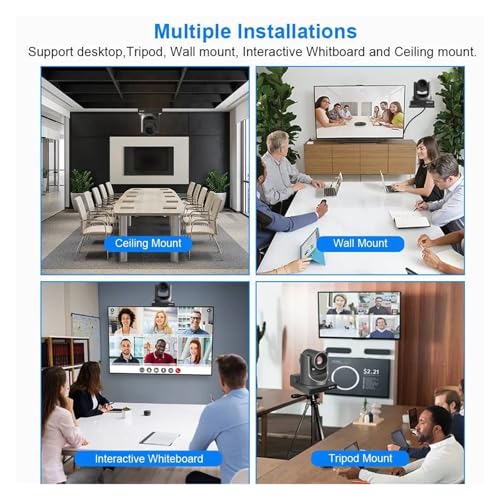 Camera Ai Tracking Conference Camera Ptz Video Live Streaming Camera For Video Confere Church(V61XL 12X) - size: V61XL 12X