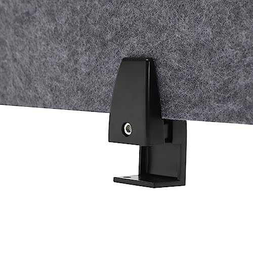 Desktop Mounted Privacy Cubicle Panel,23"x16"Mounted Privacy Panel to Reduce Noise and Visual Distractions,Clamp-On Acoustic Desk Divider for Classrooms Libraries