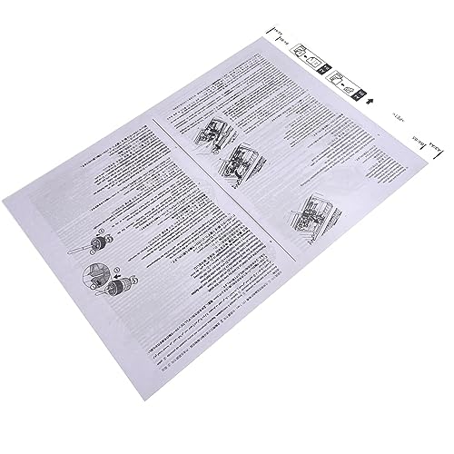 5pcs X B12B819051 Carrier Sheet B12B813431 4T8624 Sheets Compatible with Epson A4 Scanner Scan A3 B4 Odd-Sized Wrinkled Flimsy Folded Receipt Newspaper Magazine Clipping Torn Fragile Paper