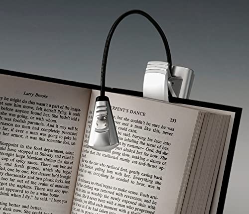 LIGHT IT! By Fulcrum, 20010-301 MultiFlex LED Reading Light, Silver, Single Pack