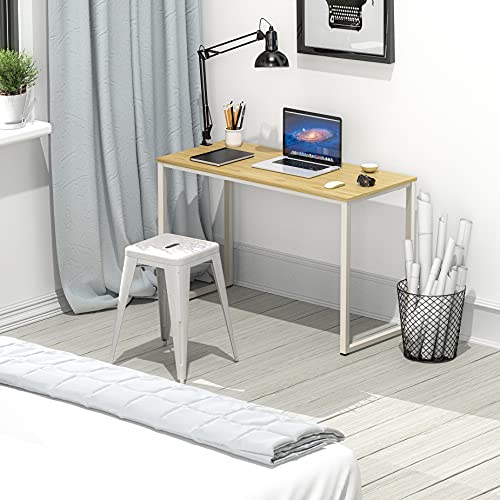SHW Mission 32-Inch Home Office Computer Desk, Oak - color: Oak, size: 32-Inch