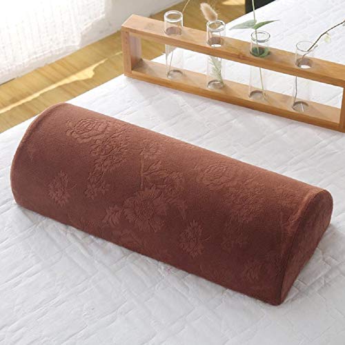 Beauty Salon Message Latex Footrest Pillow Detachable Feet Cushion Support Fumigation Massage Spa Tool (Brown) - color: Brown