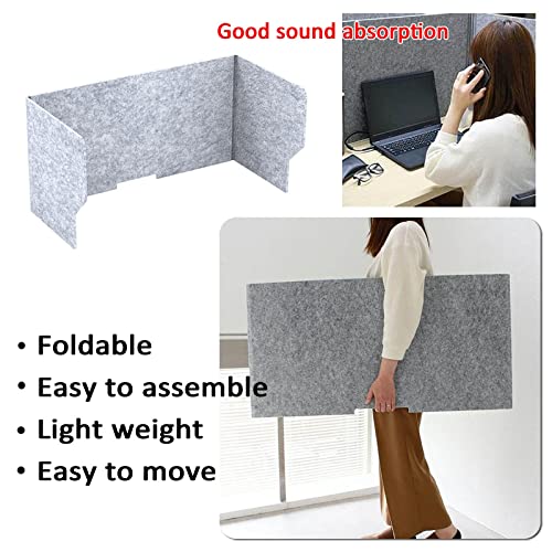 LIGUOYI Free Standing Desk Dividers Desk Panel, Office Divider Partition Reduces Noise and Visual Distractions, Desktop Privacy Panel for Home Offices Libraries Classroom - size: L60cm/23.62in