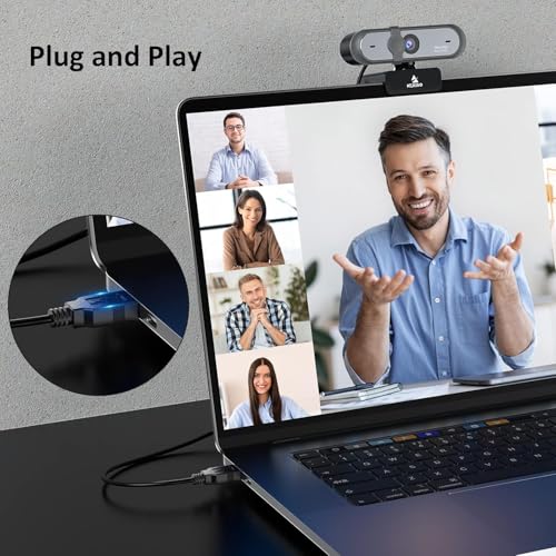 NexiGo N660P (Gen 2) 1080P 60FPS Webcam with Software Control, Dual Microphone & Cover, Autofocus, HD USB Computer Web Camera, for OBS/Gaming/Zoom/Skype/FaceTime/Teams/Twitch - style: 1080P 60FPS Webcam