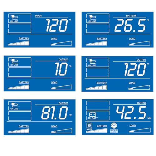 Eaton Tripp Lite SMART1300LCDT 1300VA UPS 720W 8 Outlets 650 Joules AVR LCD - size: 1300VA / Non-Expandable, style: Tower