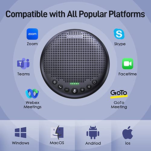 EMEET Luna Plus Kit Conference Speaker and Microphone with 8+1 Mics - size: Luna Plus Kit for 14