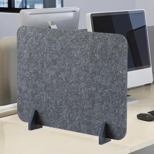 Desktop Partition Table Divider Privacy Panel for Study Home Office Table, Freestanding Privacy Screen with Adjustable Height, Space Divider- L