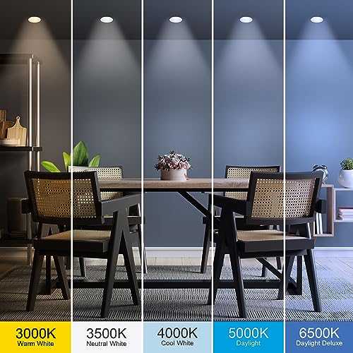 Feit Electric Flush Mount Ceiling Light Slim, Dimmable, 5CCT - 11 in | Dimmable, 875 lm, 3000K-6500K, Slim Low-Profile, Flat Panel Ceilling Light Fixture for hallways, bedrooms, living rooms - size: 11in. Downlight