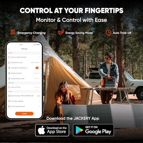 Jackery Explorer 1000 v2 Portable Power Station,1070Wh,1500W | 1 Hr Fast Charge, LiFePO4 Battery, 100W USB-C Output, Solar Generator for Camping, Emergency, RV (Solar Panel Optional) - style: E1000v2
