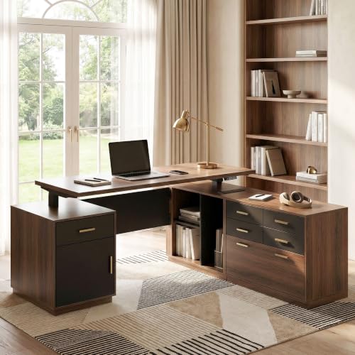 ModernMate 31.4" Lateral File Cabinet with 5 Drawers for Letter, Legal & A4