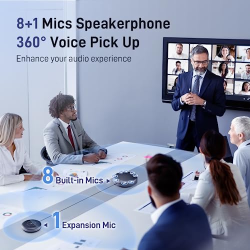 EMEET Luna Plus Kit Conference Speaker and Microphone with 8+1 Mics - size: Luna Plus Kit for 14