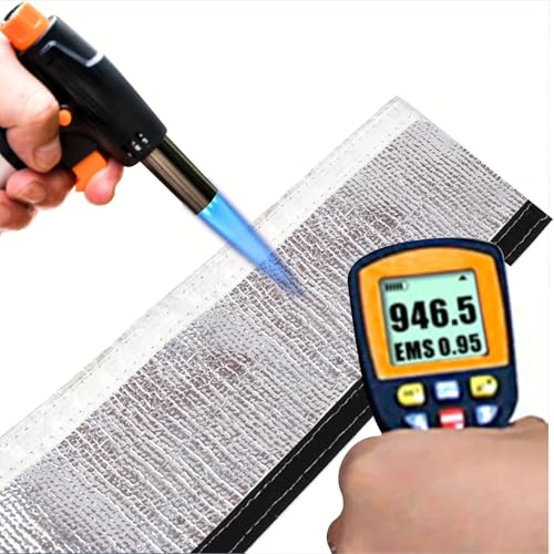 Heat Shield Sleeve Heat Wrap for Wires Fuel Line Heat Wrap Heat Sleeve Automotive for Ultimate Heat Protection -1-1/4" I.D.x 10FT with Stainless Steel Cable Ties-Silver - color: Silver, size: 1-1/4ID*10FT
