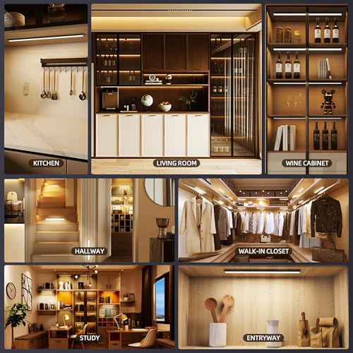 Under Cabinet Lighting,Under Counter Lights for Kitchen,Closet,20CM,3Pack - size: 20CM-5PCS